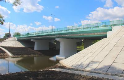 В Кромском районе  капитально отремонтирован мост через реку Ицку