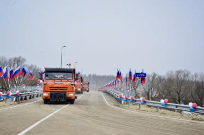 В Орловской области досрочно открыт мост через Оку