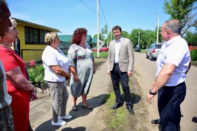 Андрей Клычков посетил Кромской район