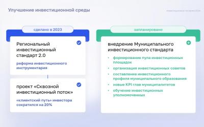 В Орловской области будет внедрен муниципальный инвестиционный стандарт